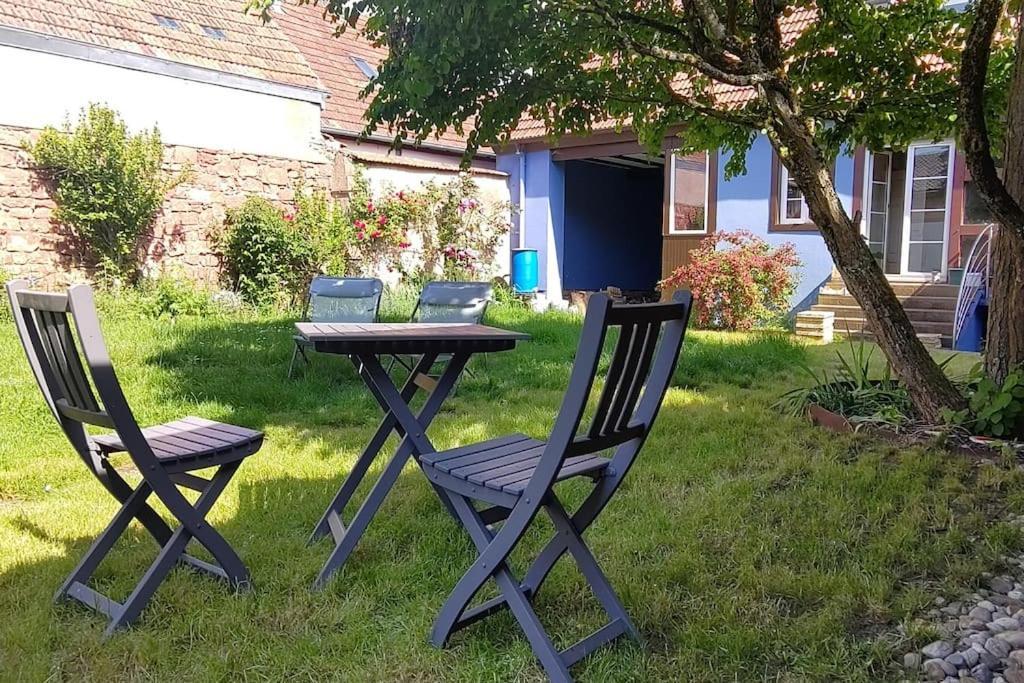 La Maisonnette Bleue, Eco-Logis Equipe De Toilettes Seches Rosheim Exterior foto